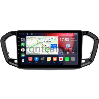 Lada Vesta (NG), Aura 2024-2025 (черный глянец) Canbox L-Line 4167-9-1924 на Android 10 (4G-SIM, 3/32, TS18, DSP, QLed)