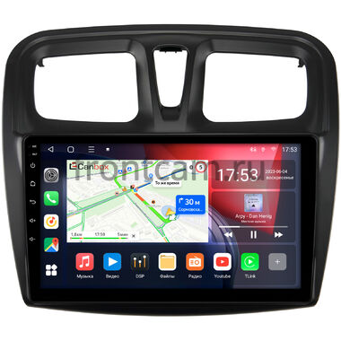 Renault Logan 2, Sandero 2 (Stepway) (2012-2022) Canbox L-Line 4167-9-3010 на Android 10 (4G-SIM, 3/32, TS18, DSP, QLed)