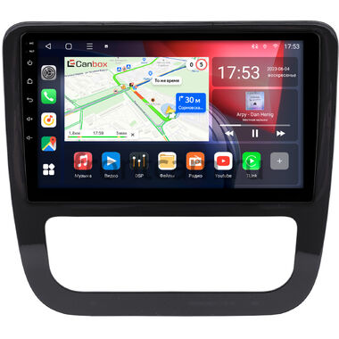 Volkswagen Scirocco 2008-2014 (глянцевая) Canbox L-Line 4167-9-3213 на Android 10 (4G-SIM, 3/32, TS18, DSP, QLed)