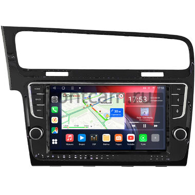 Volkswagen Golf 7 2012-2022 (черная, глянцевая) Canbox L-Line 4167-9-3461 на Android 10 (4G-SIM, 3/32, TS18, DSP, QLed)