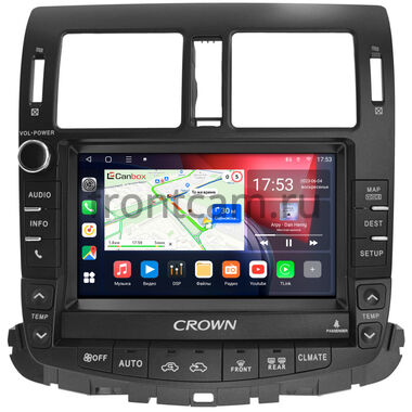 Toyota Crown (S200) 2008-2012 (Для авто c монитором и DVD) Canbox L-Line 4167-9-5377 на Android 10 (4G-SIM, 3/32, TS18, DSP, QLed)