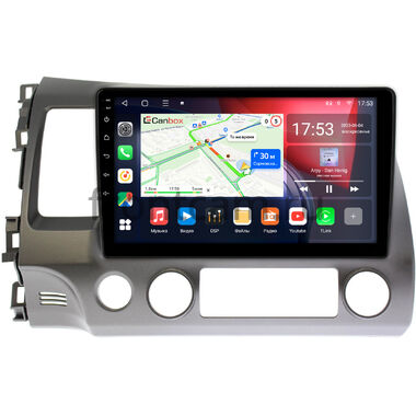 Honda Civic 8 4D (2005-2012) (левый руль, седан) Canbox L-Line 4168-10-063 на Android 10 (4G-SIM, 3/32, TS18, DSP, QLed)