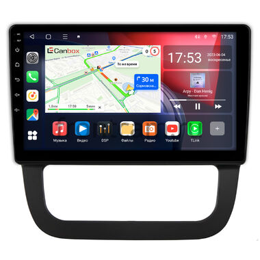 Volkswagen Jetta 5 2005-2011 (с климат-контролем) Canbox L-Line 4168-10-1681 на Android 10 (4G-SIM, 3/32, TS18, DSP, QLed)