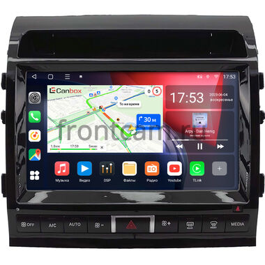 Toyota Land Cruiser 200 2013-2015 (Тип В) Canbox L-Line 4168-10-2146 на Android 10 (4G-SIM, 3/32, TS18, DSP, QLed)