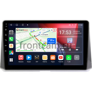 Toyota Corolla (E210), Corolla Cross 2018-2024 Canbox L-Line 4168-1078 на Android 10 (4G-SIM, 3/32, TS18, DSP, QLed)