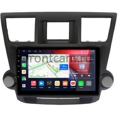 Toyota Highlander (U40) (2007-2013) (тип 2) Canbox L-Line 4168-1087 на Android 10 (4G-SIM, 3/32, TS18, DSP, QLed)