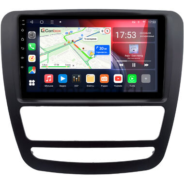 JAC T6 (2015-2024) (черная) Canbox L-Line 4169-9-0550 на Android 10 (4G-SIM, 2/32, TS18, DSP, QLed)