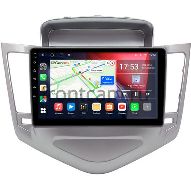 Chevrolet Cruze 2008-2012 (серебро) Canbox L-Line 4169-9-1284 на Android 10 (4G-SIM, 2/32, TS18, DSP, QLed)