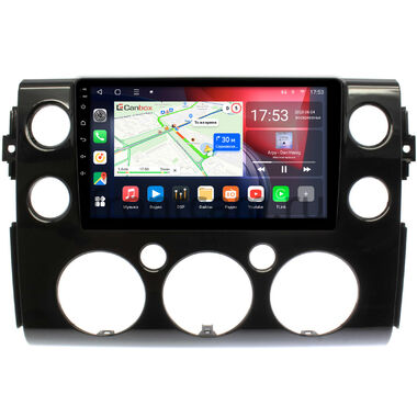 Toyota FJ Cruiser 2006-2022 (черная, глянцевая) Canbox L-Line 4169-9-188 на Android 10 (4G-SIM, 2/32, TS18, DSP, QLed)