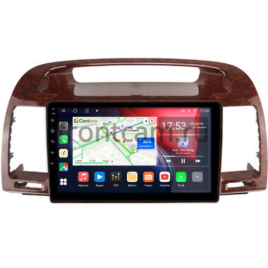 Toyota Camry XV30 2001-2006 (под дерево) Canbox L-Line 4169-9-961 на Android 10 (4G-SIM, 2/32, TS18, DSP, QLed)