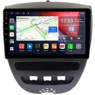 Toyota Aygo (2005-2014) Canbox L-Line 4170-10-1152 на Android 10 (4G-SIM, 2/32, TS18, DSP, QLed)