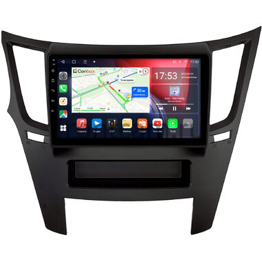 Subaru Legacy 5, Outback 4 (2009-2014) (черная, левый руль) Canbox L-Line 4296-9-0087 на Android 10 (4G-SIM, 6/128, TS18, DSP, QLed)