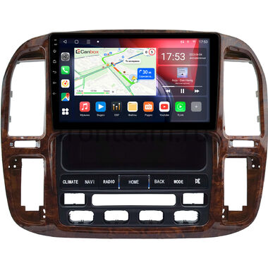Lexus LX 470 1998-2002 (для авто с цвет. экраном) Canbox L-Line 4296-9-0441 на Android 10 (4G-SIM, 6/128, TS18, DSP, QLed)