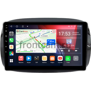 Smart Fortwo 3, Forfour 2 2014-2024 (для авто с цветным экраном) Canbox L-Line 4296-9-0637 на Android 10 (4G-SIM, 6/128, TS18, DSP, QLed)
