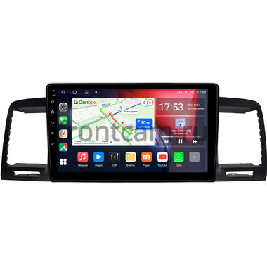 Toyota Corolla (E120/E130) 2003-2007 (правый руль, черная) Canbox L-Line 4296-9-0752 на Android 10 (4G-SIM, 6/128, TS18, DSP, QLed)