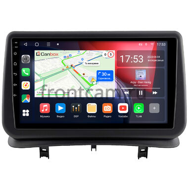 Renault Clio 3 2005-2014 Canbox L-Line 4296-9-1406 на Android 10 (4G-SIM, 6/128, TS18, DSP, QLed)