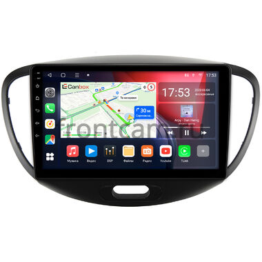 Hyundai i10 2007-2013 Canbox L-Line 4296-9-143 на Android 10 (4G-SIM, 6/128, TS18, DSP, QLed)