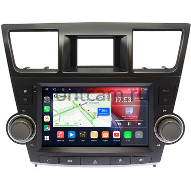 Toyota Highlander (U40) 2007-2013 Canbox L-Line 4296-9-1556 на Android 10 (4G-SIM, 6/128, TS18, DSP, QLed)