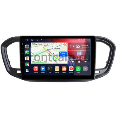 Lada Vesta (NG), Aura 2024-2025 (черная, матовая) Canbox L-Line 4296-9-9820 на Android 10 (4G-SIM, 6/128, TS18, DSP, QLed)