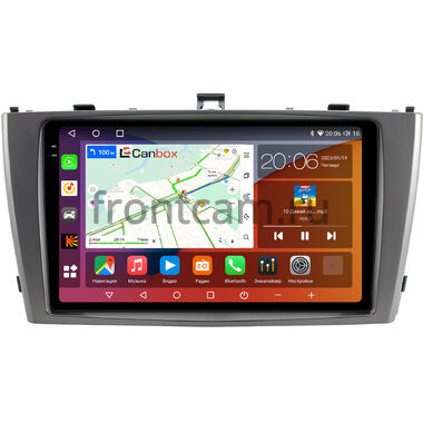 Toyota Avensis 3 2008-2015 (серебро) Canbox Logic-i3 2K 5733-9-3018 на Android 13 (4G-SIM, 6/128, DSP, 360, QLed)