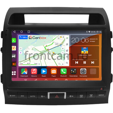 Toyota Land Cruiser 200 2007-2009 (Тип C, матовая) Canbox Logic-i3 2K 5736-10-0939 на Android 13 (4G-SIM, 8/256, DSP, 360, QLed)