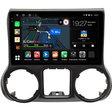 Jeep Wrangler 3 (JK) (2014-2018) Canbox M-Line 2K 4176-10-0010 на Android 10 (4G-SIM, 2/32, DSP, QLed)