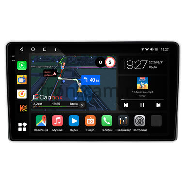 Toyota Hiace (H200) 2004-2024 (черная) Canbox M-Line 2K 4176-10-0317 на Android 10 (4G-SIM, 2/32, DSP, QLed)