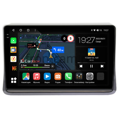 Toyota Esquire, Noah 3 (R80), Voxy 3 (R80) 2014-2022 Canbox M-Line 2K 4176-10-197 на Android 10 (4G-SIM, 2/32, DSP, QLed)