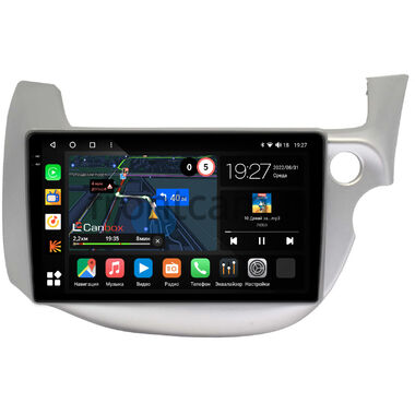 Honda Fit 2 2007-2014 (светло-серая) Canbox M-Line 2K 4176-10-671 на Android 10 (4G-SIM, 2/32, DSP, QLed)