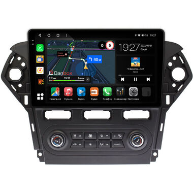 Ford Mondeo 4 2010-2014 (черная, Тип 1) Canbox M-Line 2K 4176-1018 встроенный климат на Android 10 (4G-SIM, 2/32, DSP, QLed)