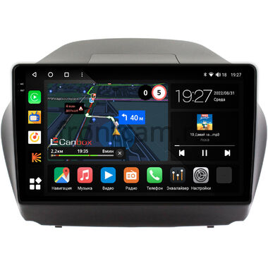 Hyundai ix35, Tucson 2 2009-2015 Canbox M-Line 2K 4176-1042 на Android 10 (4G-SIM, 2/32, DSP, QLed) (для авто с камерой)