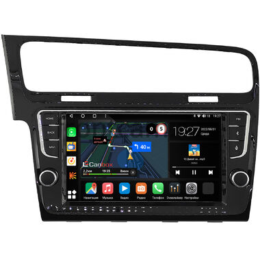 Volkswagen Golf 7 (2012-2022) (черная, глянцевая) Canbox M-Line 2K 4177-9-3461 на Android 10 (4G-SIM, 2/32, DSP, QLed)