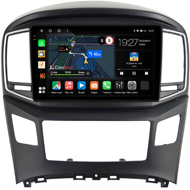 Hyundai H1 2, Grand Starex 2015-2021 (черная) Canbox M-Line 2K 4177-9-604 на Android 10 (4G-SIM, 2/32, DSP, QLed)