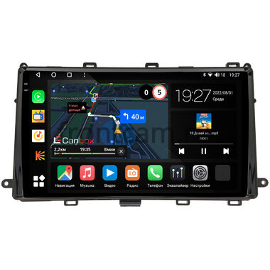 Toyota Corolla (E160, E170) 2015-2024 Canbox M-Line 2K 4177-9-TO540N на Android 10 (4G-SIM, 2/32, DSP, QLed)