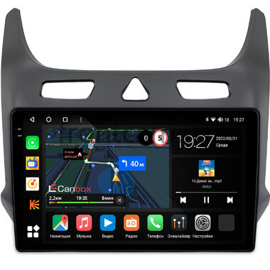 Chevrolet Cobalt 2 2011-2024 (черная) Canbox M-Line 2K 4178-10-0126 на Android 10 (4G-SIM, 4/64, DSP, QLed)