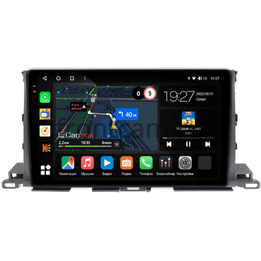 Toyota Highlander 3 (U50) (2013-2019) Canbox M-Line 2K 4178-1035 на Android 10 (4G-SIM, 4/64, DSP, QLed)