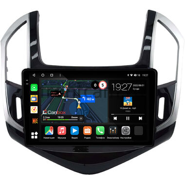 Chevrolet Cruze 2012-2016 (черно-серая, глянцевая) Canbox M-Line 2K 4179-9-0664 на Android 10 (4G-SIM, 4/64, DSP, QLed)