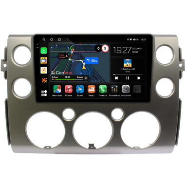 Toyota FJ Cruiser 2006-2022 (серебро) Canbox M-Line 2K 4179-9-189 на Android 10 (4G-SIM, 4/64, DSP, QLed)