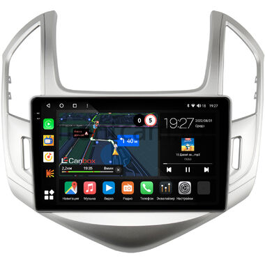 Chevrolet Cruze 2012-2016 (серебро) Canbox M-Line 2K 4179-9-242 на Android 10 (4G-SIM, 4/64, DSP, QLed)