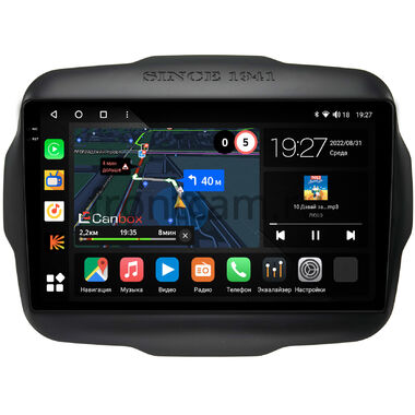 Jeep Renegade 2014-2024 Canbox M-Line 2K 4179-9-629 на Android 10 (4G-SIM, 4/64, DSP, QLed)