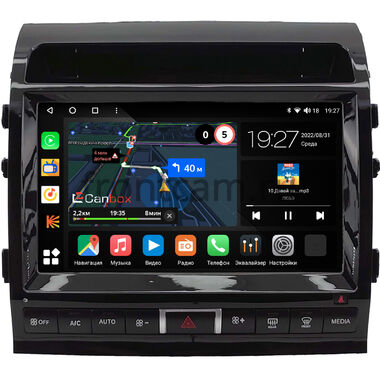 Toyota Land Cruiser 200 2007-2009 (Тип С) Canbox M-Line 4541-10-2147 на Android 10 (4G-SIM, 4/64, DSP, QLed)