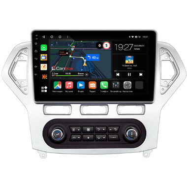 Ford Mondeo 4 (2006-2010) (серебро) Canbox M-Line 4541-1016 встроенный климат на Android 10 (4G-SIM, 4/64, DSP, QLed)