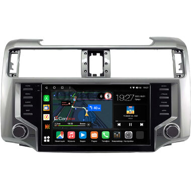 Toyota 4Runner 5 2009-2013 (серебряная, глянцевая) Canbox M-Line 4542-9-2229 на Android 10 (4G-SIM, 4/64, DSP, QLed)