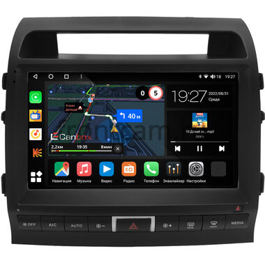 Toyota Land Cruiser 200 2007-2009 (Тип C, матовая) Canbox M-Line 4543-10-0939 на Android 10 (4G-SIM, 2/32, DSP, QLed)