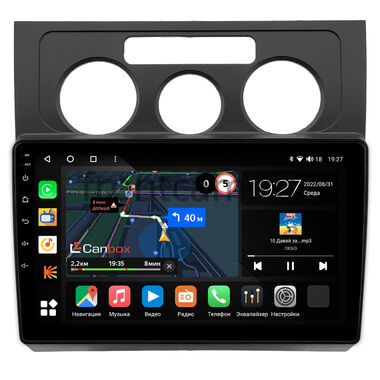 Volkswagen Touran 2003-2010 (авто без климат-контроля) Canbox M-Line 4543-10-1969 на Android 10 (4G-SIM, 2/32, DSP, QLed)