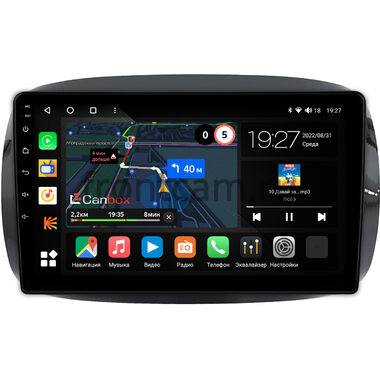 Smart Fortwo 3, Forfour 2 2014-2024 (для авто с цветным экраном) Canbox M-Line 4544-9-0637 на Android 10 (4G-SIM, 2/32, DSP, QLed)