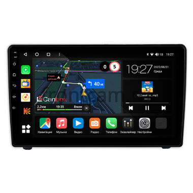Peugeot 407 2004-2010 (черная, матовая) Canbox M-Line 4544-9-6716 на Android 10 (4G-SIM, 2/32, DSP, QLed)