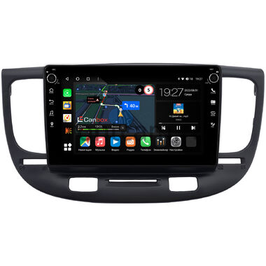 Kia Rio 2 2005-2011 (черная) Canbox M-Line 7801-9-0188 на Android 10 (4G-SIM, 2/32, DSP, IPS) С крутилками