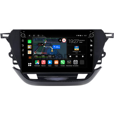 Opel Corsa F (2019-2024) (глянцевая) Canbox M-Line 7801-9-0204 Android 10 (4G-SIM, 2/32, DSP, IPS) С крутилками