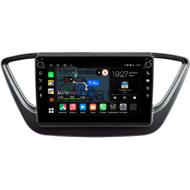 Hyundai Grandeur 6 2016-2019 (серая) Canbox M-Line 7801-9-0338 на Android 10 (4G-SIM, 2/32, DSP, IPS) С крутилками